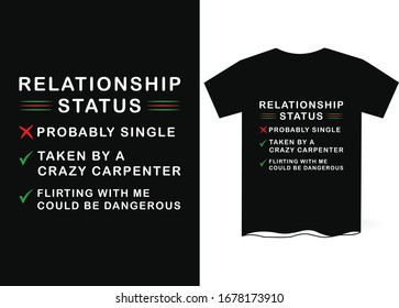Carpenter T-shirt Template Design- Woodworker