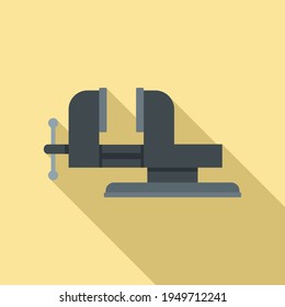 Carpenter vise icon. Flat illustration of Carpenter vise vector icon for web design