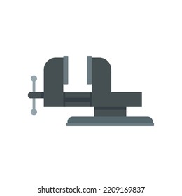 Carpenter vise icon. Flat illustration of Carpenter vise vector icon isolated on white background