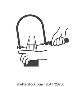 carpenter work illustration, vector art.