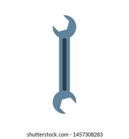 carpentry and constrution tool equipment wrench cartoon vector illustration graphic design