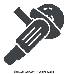 Carpentry cutting tool hand saw circle icon on white background	