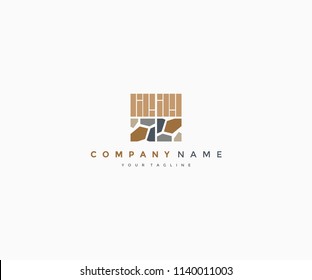 carpentry design logo template