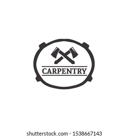 carpentry logo design inspiration eps 10