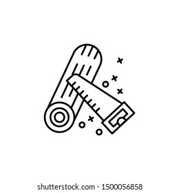 Carpentry saw tool icon. Element of labor icon