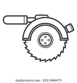 carpentry tools daily house repair vector art design outline line art