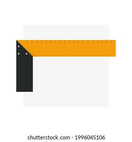 carpentry tools in flat vector