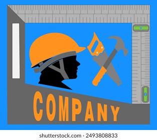 carpentry tools unique and elegant logo design
for security equipment and tools for construction is very suitable 
for companies or brands of security tools and construction tools