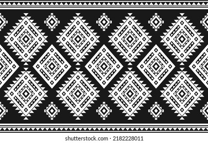 Carpet Aztec pattern background. Geometric ethnic oriental seamless pattern traditional. Mexican style. Design for wallpaper, illustration, fabric, clothing, carpet, textile, batik, embroidery.
