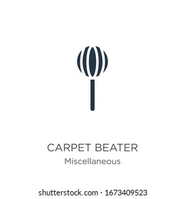 Carpet beater icon vector. Trendy flat carpet beater icon from miscellaneous collection isolated on white background. Vector illustration can be used for web and mobile graphic design, logo, eps10