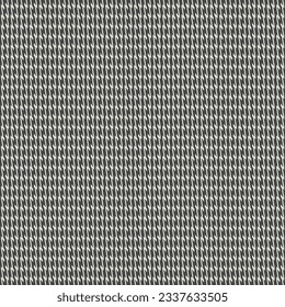 Carpet in black and white, pattern with jagged stripes and seams. Upholstery fabric. Abstract vector.