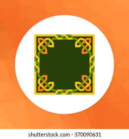 Carpet with Celtic ornament