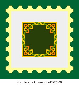 Carpet with Celtic ornament
