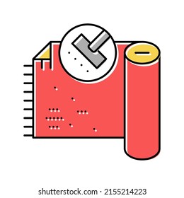 carpet cleaning color icon vector. carpet cleaning sign. isolated symbol illustration