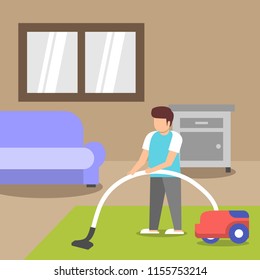 Carpet Cleaning Illustration