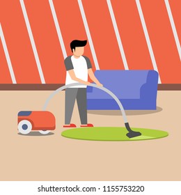 Carpet Cleaning Illustration