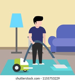 Carpet Cleaning Illustration