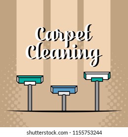 Carpet Cleaning Illustration