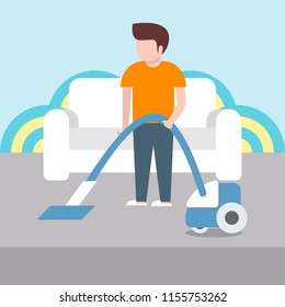 Carpet Cleaning Illustration
