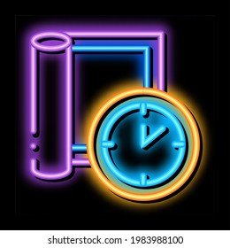carpet cleaning timeout neon light sign vector. Glowing bright icon carpet cleaning timeout sign. transparent symbol illustration