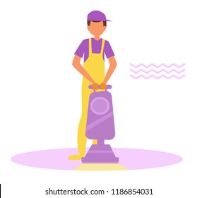 Carpet cleaning Vector. Cartoon. Isolated art