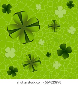 a carpet of clover