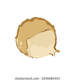 carpet coffee stain cartoon. clothes solution, detergent vinegar, baking soda carpet coffee stain sign. isolated symbol vector illustration