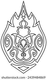 Teppichteile. schwarze Streifen. Teppich Orientalisches Ornament mit floralen Motiven. Indisches Design-Element für Henna-Tattoo, Malbuch für Erwachsene, Grußkarte, Hochzeitseinladung oder Spa-Schönheitsflyer.