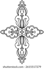 Carpet composition lines, black lines graphic elements
