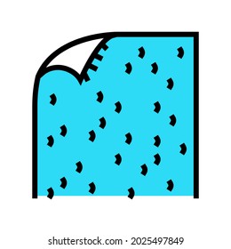 carpet covering color icon vector. carpet covering sign. isolated symbol illustration