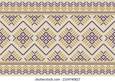 Carpet ethnic pattern art. Ikat ethnic seamless pattern in tribal. Design for background, wallpaper, vector illustration, fabric, clothing, carpet, textile, batik, embroidery.