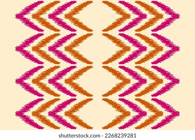 Carpet ethnic pattern art. Ikat ethnic seamless pattern in tribal. Design for background, wallpaper, vector illustration, fabric, clothing, carpet, textile, batik, embroidery.