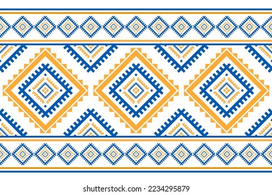 Carpet ethnic tribal pattern art. Geometric ethnic seamless pattern in tribal. Mexican style. Design for background, illustration, rug, fabric, clothing, carpet, textile, batik, embroidery.