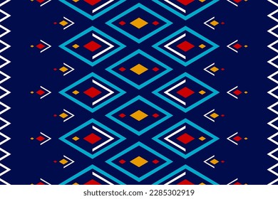 Carpet ethnic tribal pattern art. Geometric ethnic seamless pattern in tribal. Mexican style. Design for background, illustration, rug, fabric, clothing, carpet, textile, batik, embroidery.