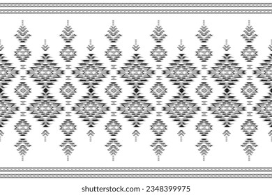 Carpet ethnic tribal pattern art. Ethnic ikat seamless pattern. American, Mexican style. Design for background, wallpaper, illustration, fabric, clothing, carpet, textile, batik, embroidery.