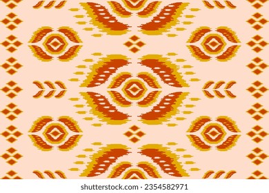 Carpet ethnic tribal pattern art. Ethnic ikat seamless pattern. American, Mexican style. Design for background, wallpaper, illustration, fabric, clothing, carpet, textile, batik, embroidery.