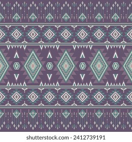 Carpet ethnic tribal pattern art. Ethnic ikat seamless pattern. American, Mexican style. Design for background
