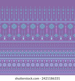 Carpet ethnic tribal pattern art. Ethnic ikat seamless pattern. American, Mexican style.Vector Design for background