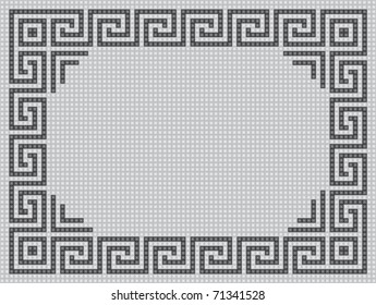 a carpet geometric pattern - illustration