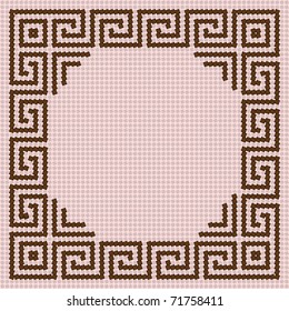 a carpet geometric pattern - illustration