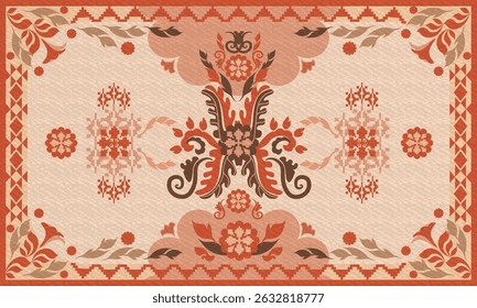 carpet  hand drawn design texture  rugs design print fabric design Geometric ethnic clipart. Arabian ornamental carpet with decorative elements.Persian carpet.