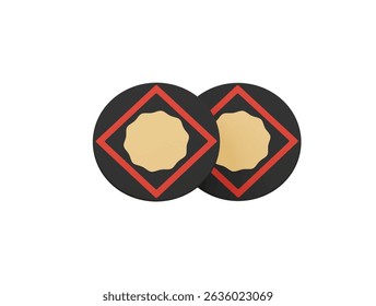 Teppichsymbol 3D-Illustration rendern