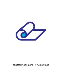 carpet icon color style design