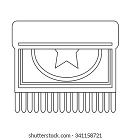 Carpet icon design Illustration