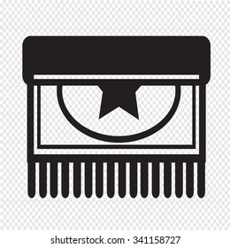 Carpet icon design Illustration