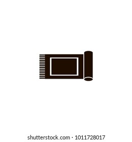 carpet icon. flat design