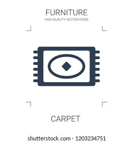 carpet icon. high quality filled carpet icon on white background. from furniture collection flat trendy vector carpet symbol. use for web and mobile