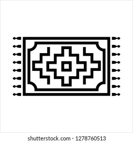 Carpet Icon, Home Interior Icon Vector Art Illustration