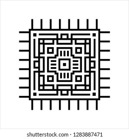 Carpet Icon, Home Interior Icon Vector Art Illustration