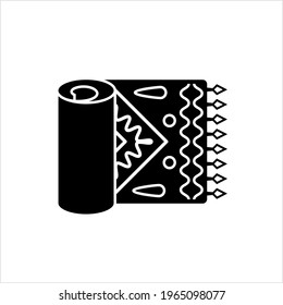 Carpet Icon, Home Interior Icon Vector Art Illustration